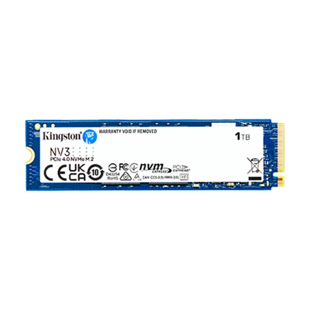 SSD Kingston 1TB NV3 M.2 Nvme PCIe 4, Leitura 6000MB/s