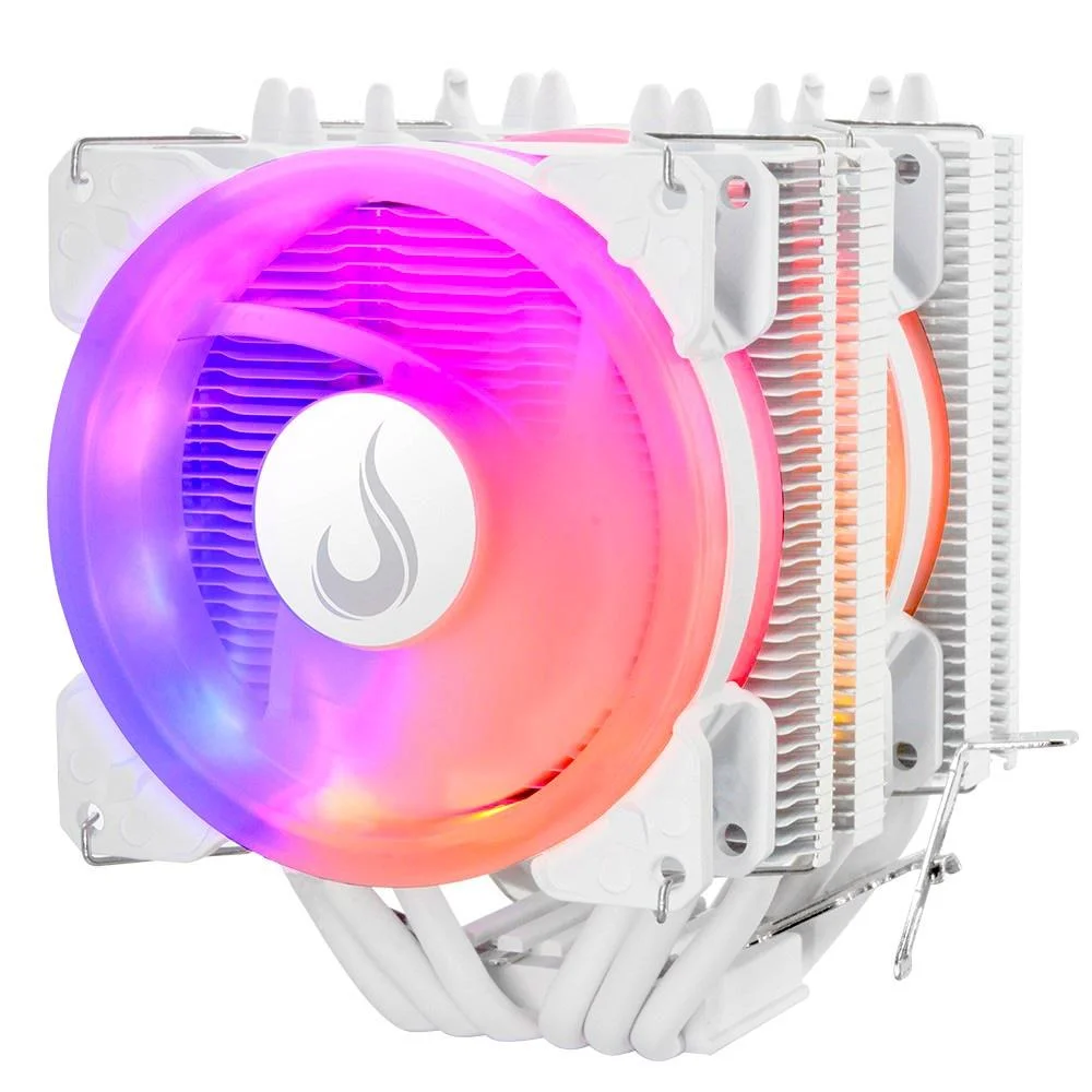Air Cooler Rise Mode G800, ARGB, AMD/Intel, 90mm, Branc.