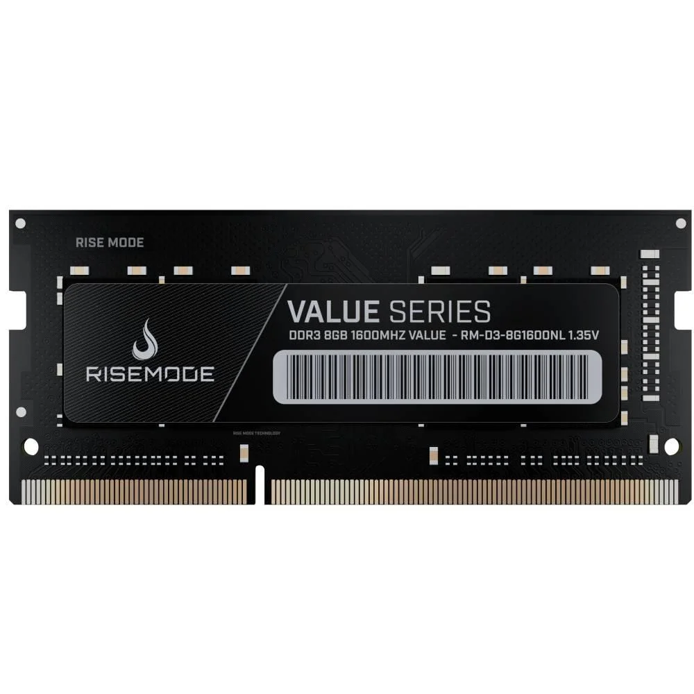 Memória RAM para Notebook Rise Mode Value Series, 8GB